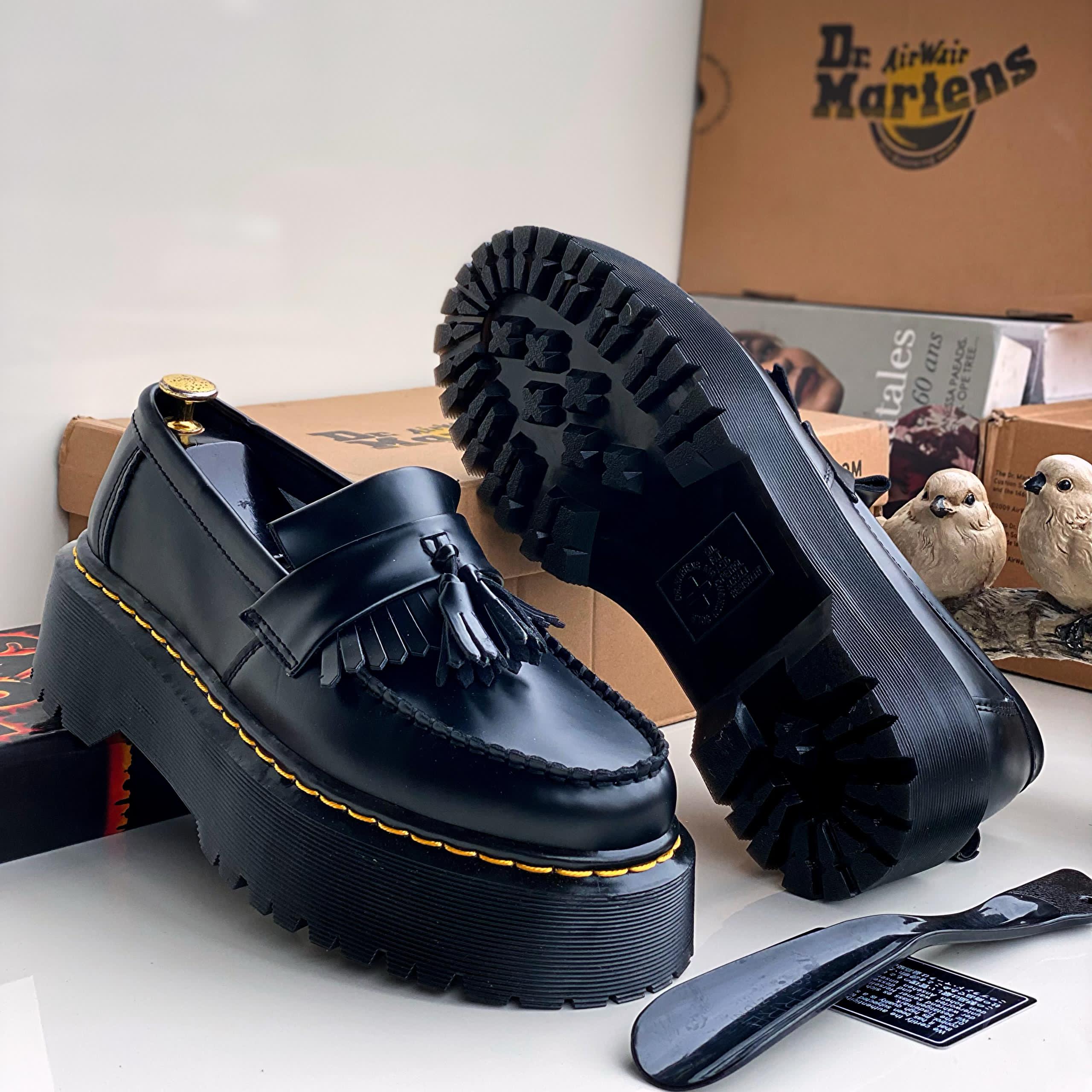 Dr Airwair Martens Men Big Sole Italian Loafers Shoe