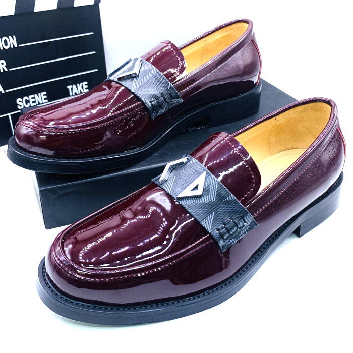 Dior Italian Wetlook Shoe - wine