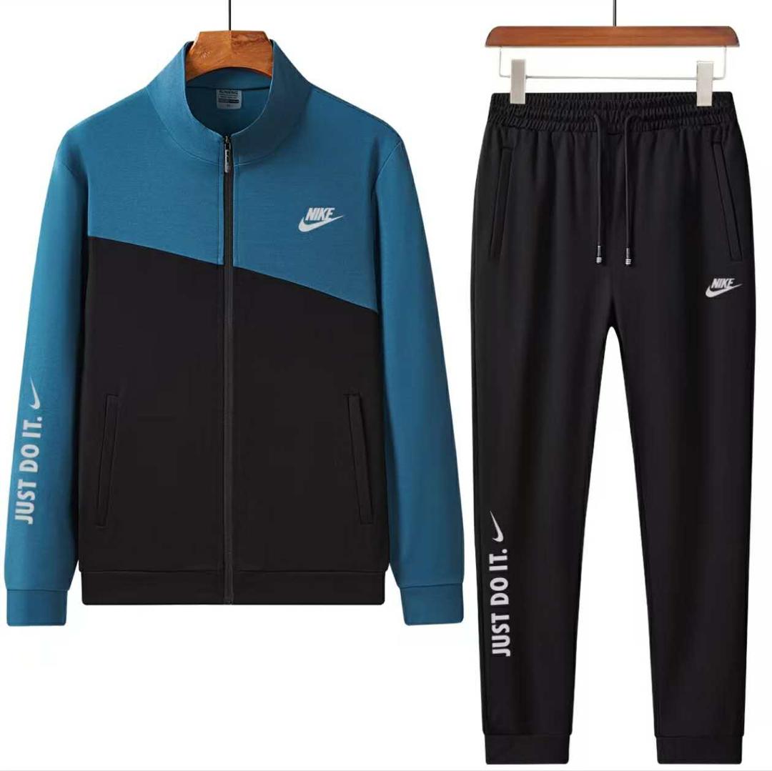Nike complete tracksuit - blue & black