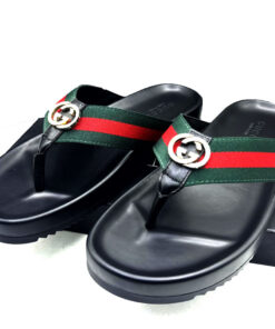 Alternative view of GC cross men slippers  - Black/Green