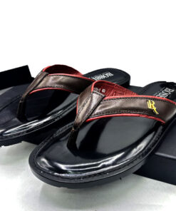 Alternative view of Italian men side design slipon  - Wine