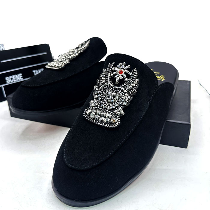 CL leather halfshoe mens shoe - Black - Image 2