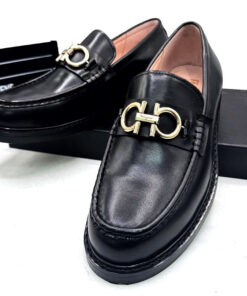 FG leather  mens shoe   - Black