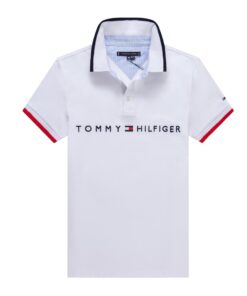 TMF front design polo shirt - White