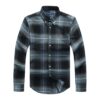 PL two toned check shirt - Grey