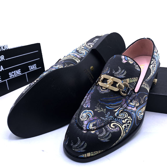 VS designer men shoe - Black - Image 2