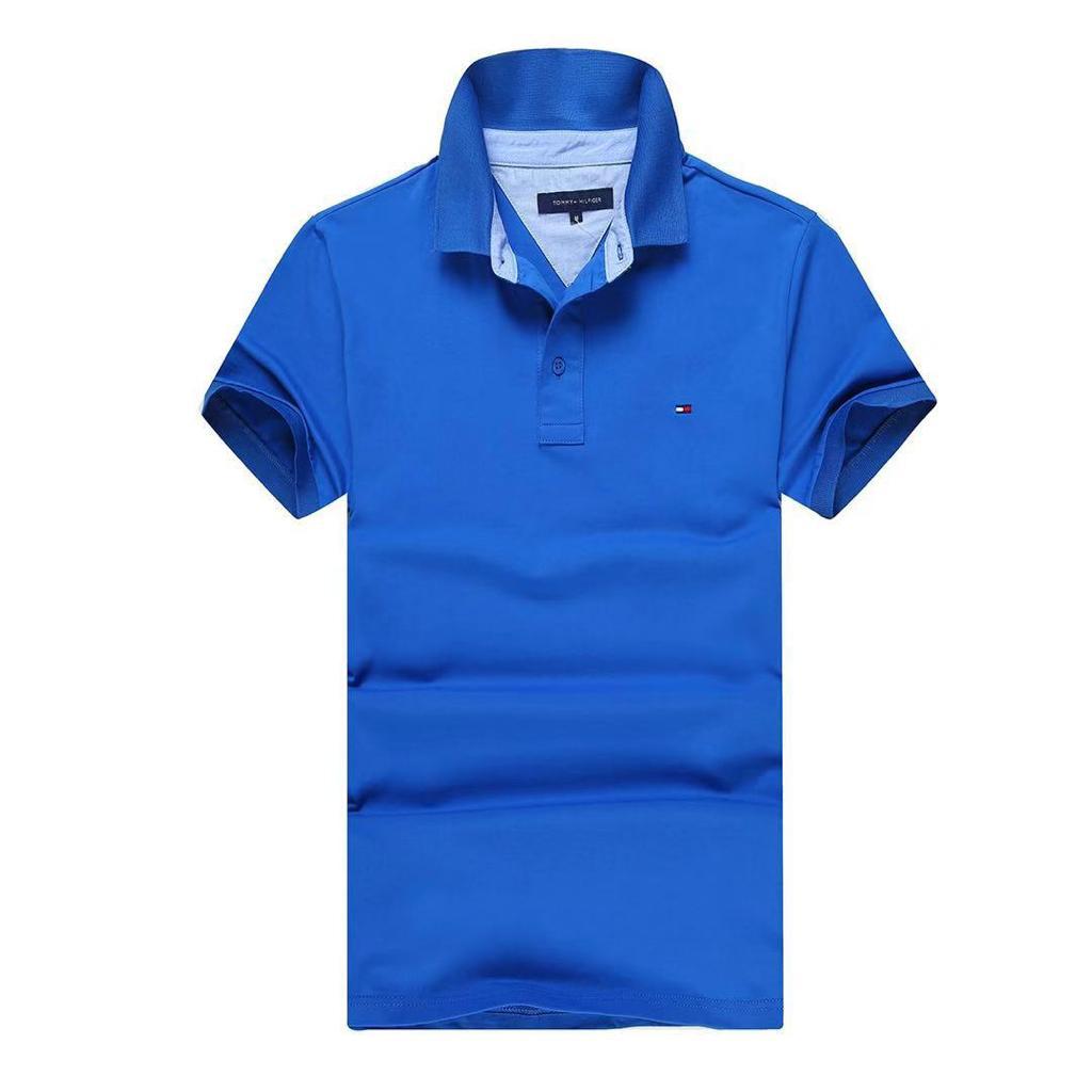 TMF designer plain polo - Blue