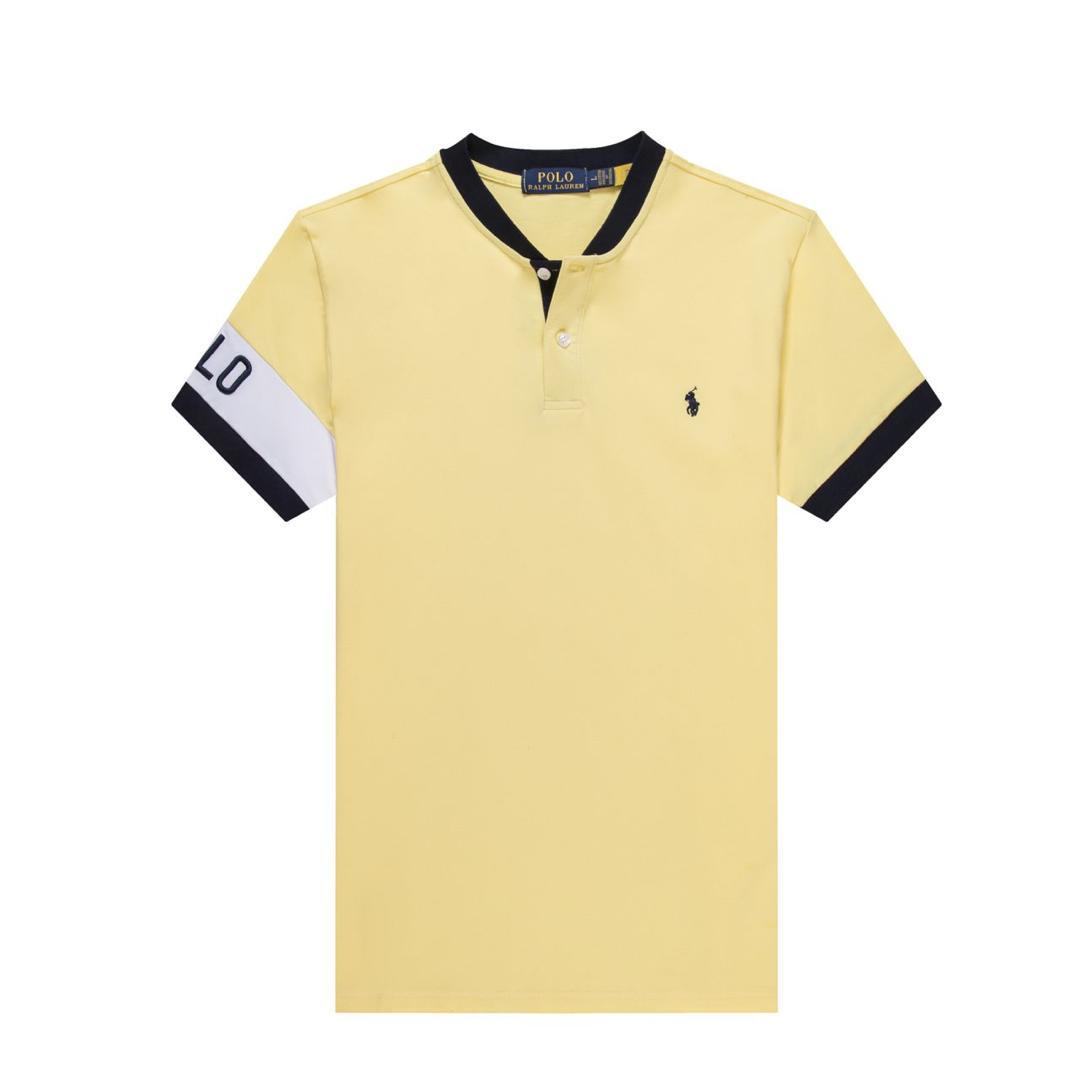 PL designer half button polo - Cream