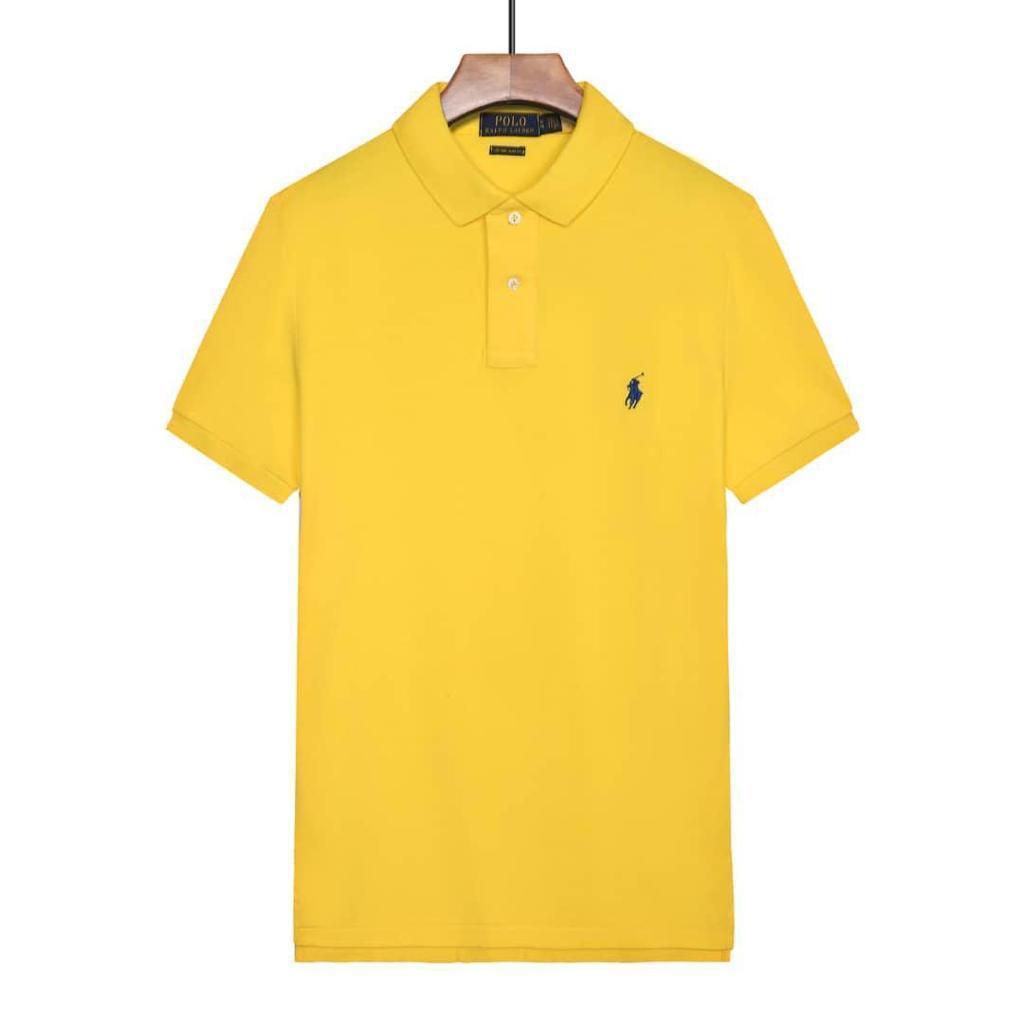 PL designer plain crest polo - Yellow